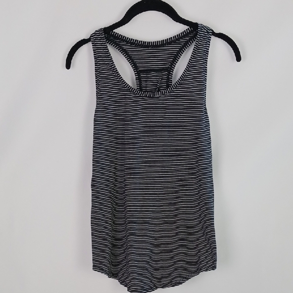 Lululemon Striped Black and White Women's Tank Top. - Picture 1 of 5